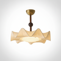 Bellara Ceiling Light, Iron, Wood, Integrated LED