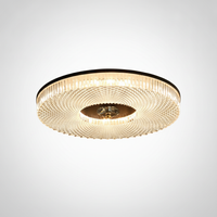 Flush Mount Ceiling Light Metal, Integrated LED, Living Room Bedroom