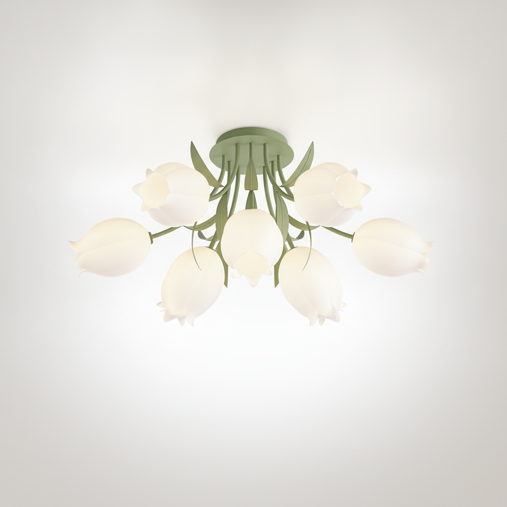 Ricko Ceiling Light, Metal, Acrylic, G9 Base