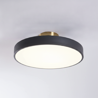 Flush Mount Ceiling Light Modern Aluminum Acrylic, Integrated LED