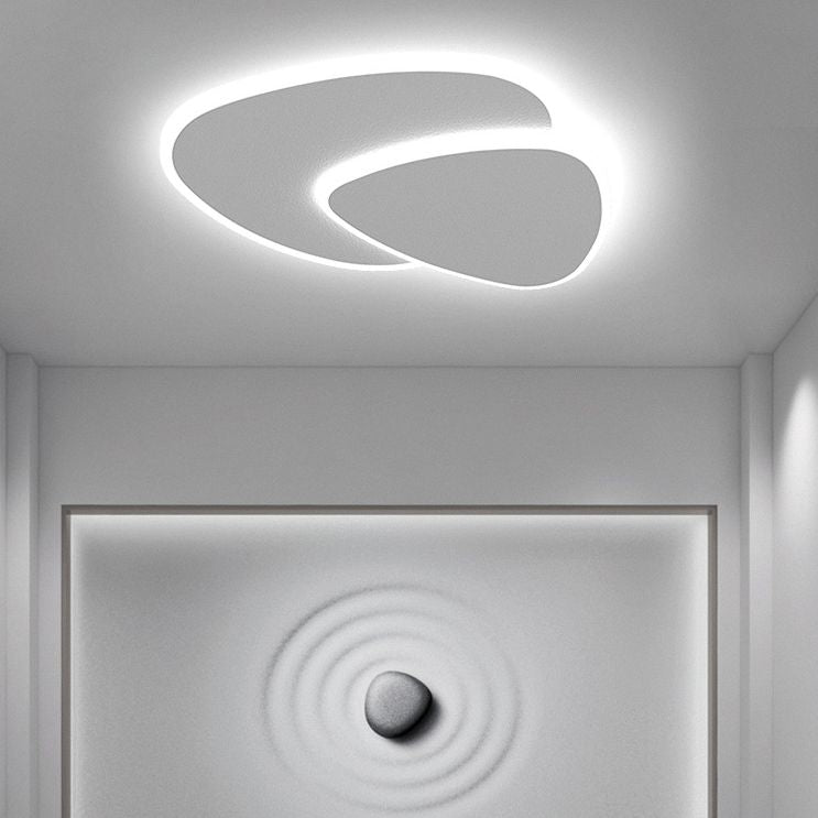 Plafonnier LED Triangle Moderne Blanc