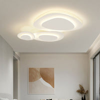 Plafonnier LED Nuage en Métal Blanc