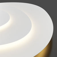 Plafonnier LED Nuage en Métal Blanc