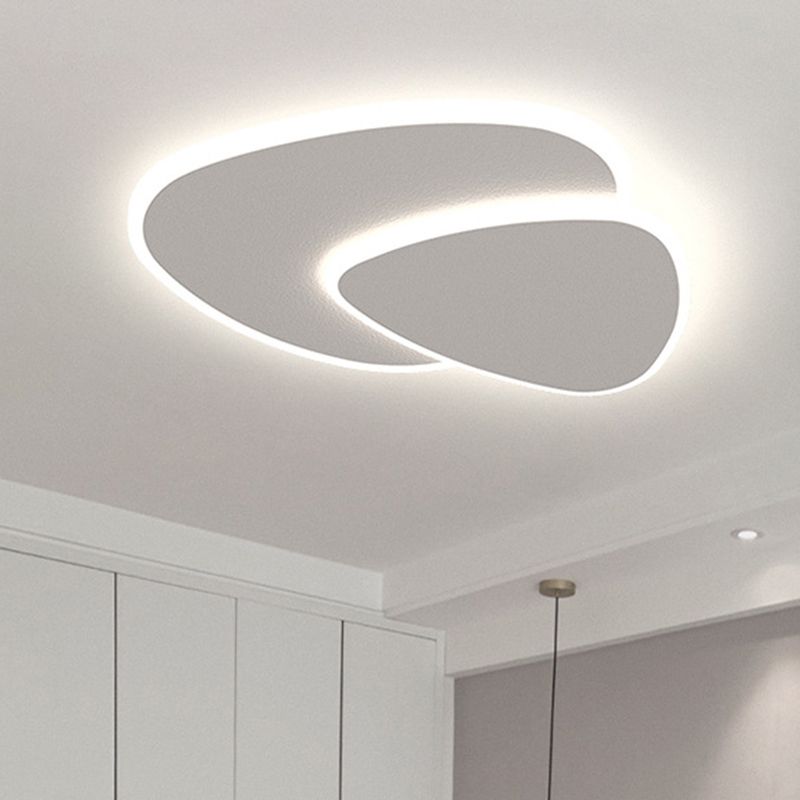 Plafonnier LED Triangle Moderne Blanc