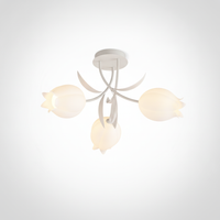 Ricko Ceiling Light, Metal, Acrylic, G9 Base