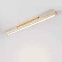 Travertine Column Ceiling Light