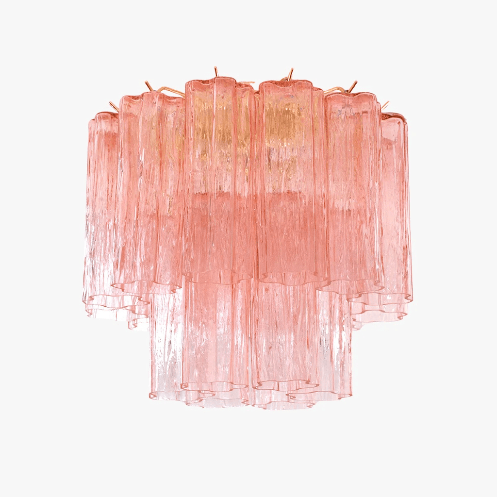 Starburst Art Glass Flush Mount
