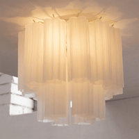 Starburst Art Glass Flush Mount