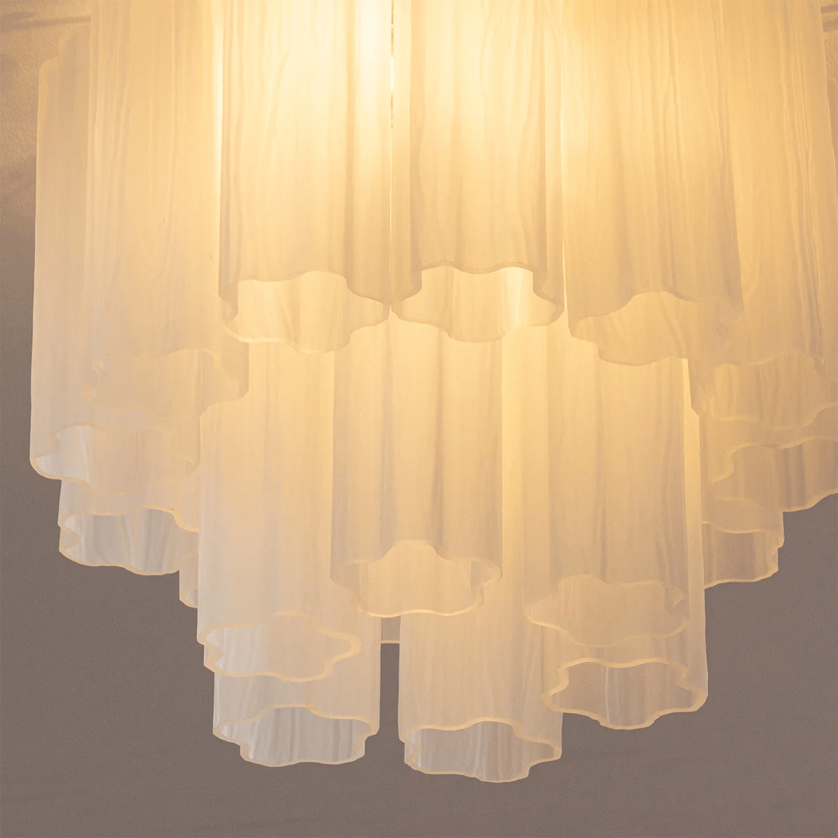 Starburst Art Glass Flush Mount