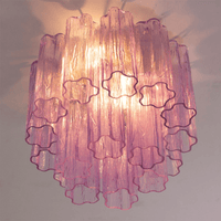 Starburst Art Glass Flush Mount