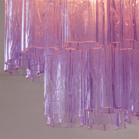 Starburst Art Glass Flush Mount