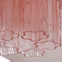 Starburst Art Glass Flush Mount