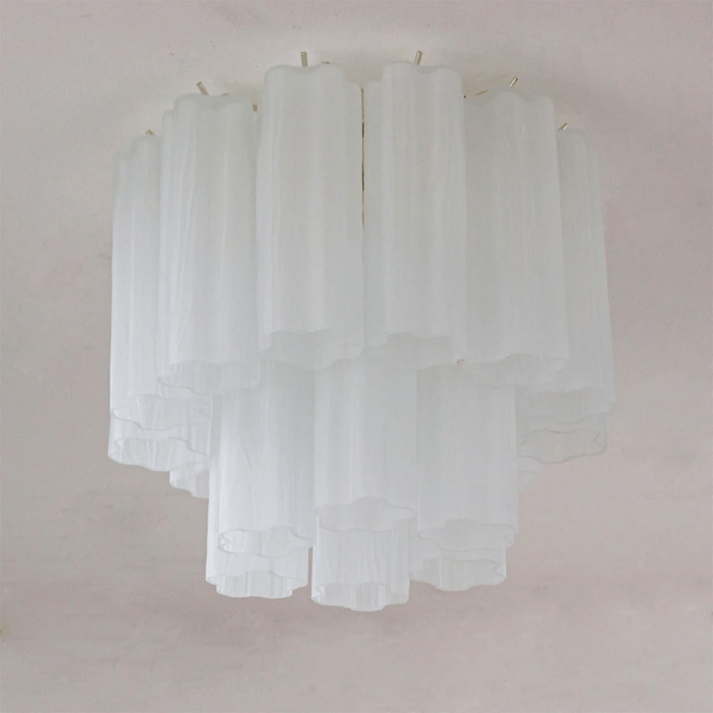 Starburst Art Glass Flush Mount