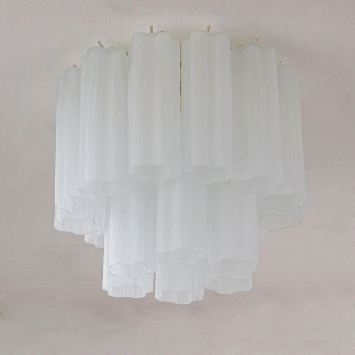 Starburst Art Glass Flush Mount