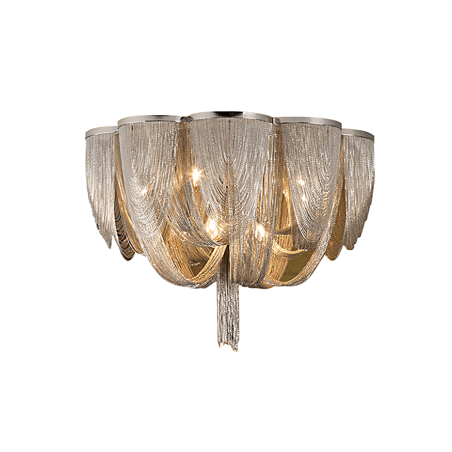 Chain Tassel Ceiling Light