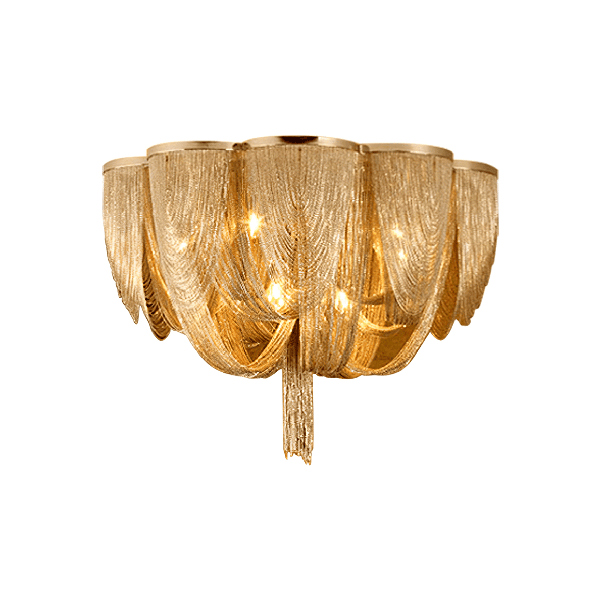 Chain Tassel Ceiling Light