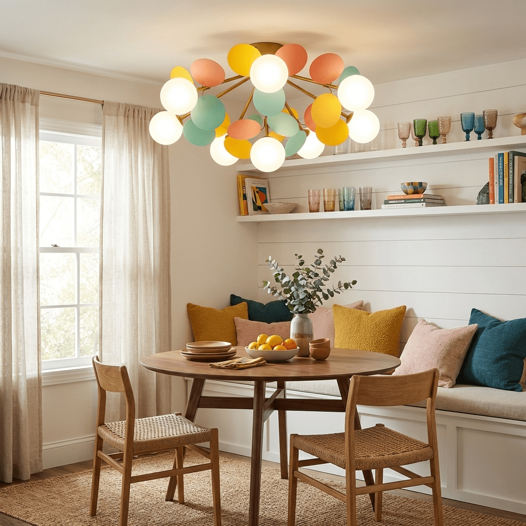 Round Macaron Ceiling Lamp