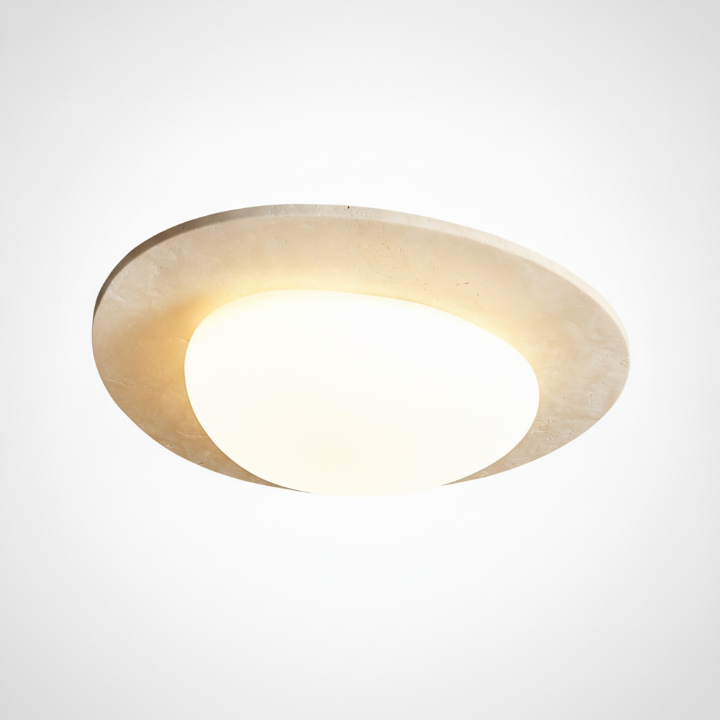 Flush Mount Ceiling Light Stone Integrated LED