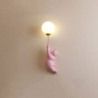 Applique Murale Ours au Ballon Lumineux