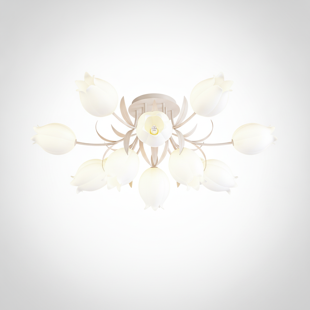 Ricko Ceiling Light, Metal, Acrylic, G9 Base