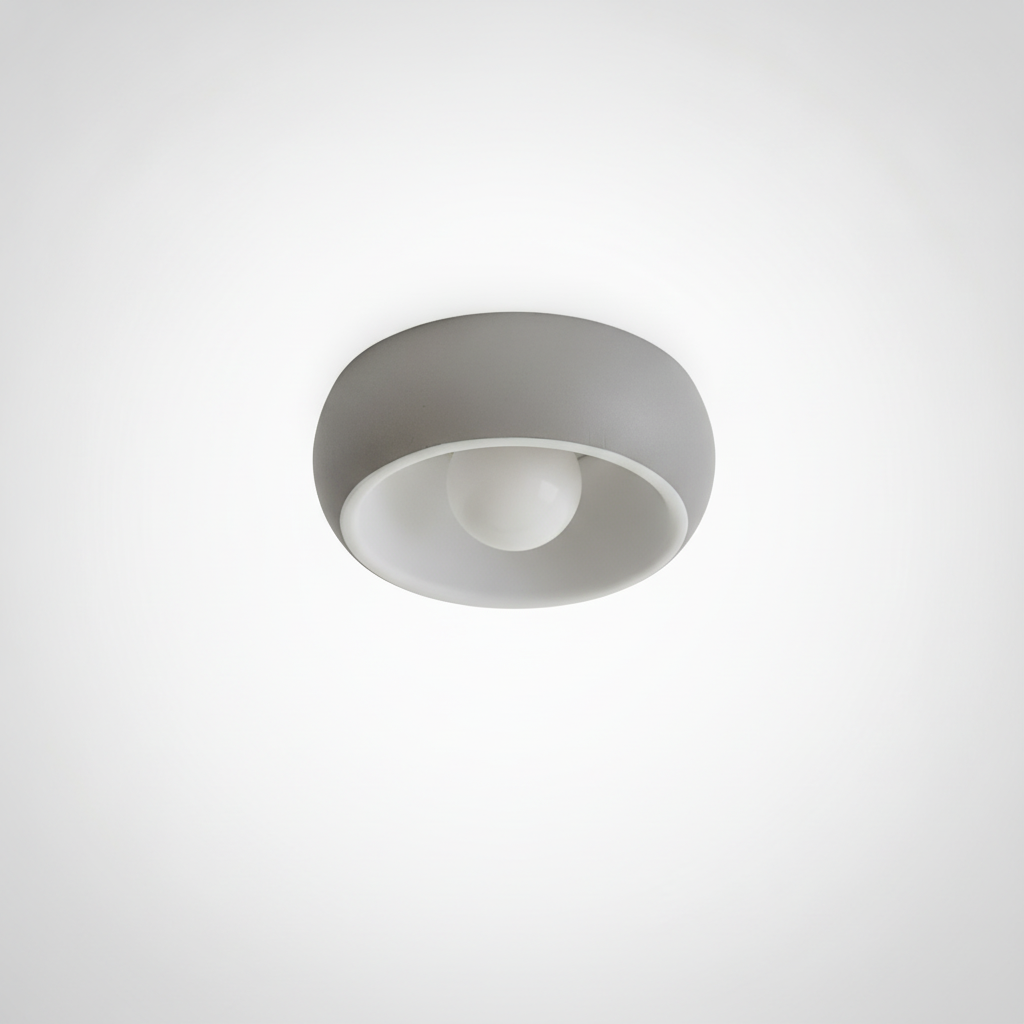 Louis Round Ceiling Light, Metal, Glass, G9 Base