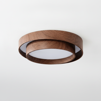 Vaako Ceiling Lamp, Metal, Wood, Integrated LED