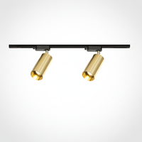 Gilded Rail Track Light, Aluminum, Integrated LED