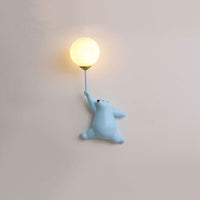 Applique Murale Ours au Ballon Lumineux