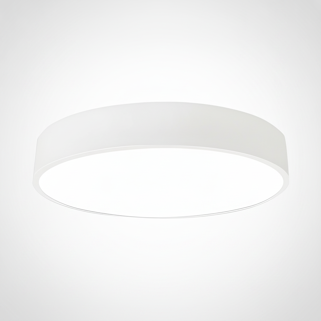 Flush Mount Ceiling Light Minimalist Circular Slim, Integrated LED