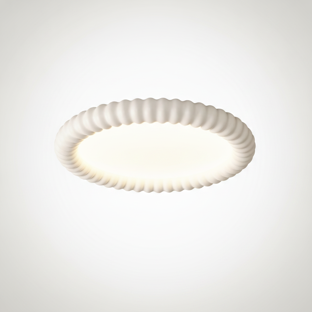 Ripple Halo Ceiling Light, Metal, Acrylic, Integrated LED