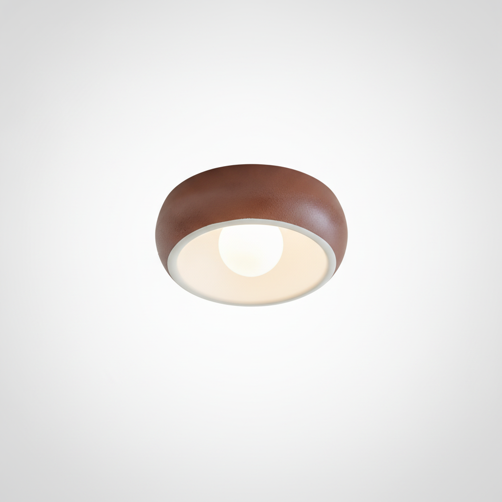 Louis Round Ceiling Light, Metal, Glass, G9 Base