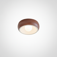 Louis Round Ceiling Light, Metal, Glass, G9 Base
