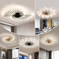Plafonnier Feux d'Artifice Design Artistique