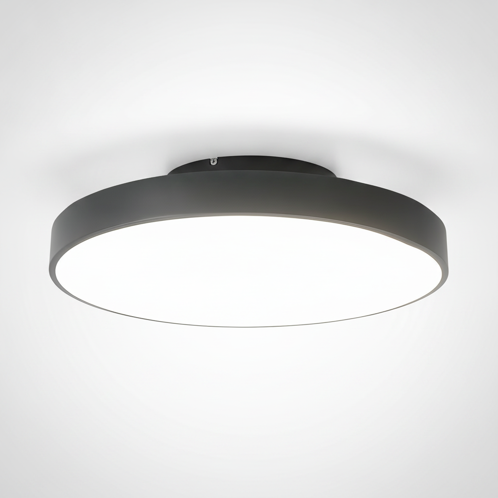 Flush Mount Ceiling Light Minimalist Circular Slim, Integrated LED
