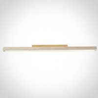 Modern Organic Travertine Column Flush Mount Ceiling Light