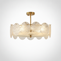 Sue-Anne Ceiling Lamp, Copper, Glass, E14 Base