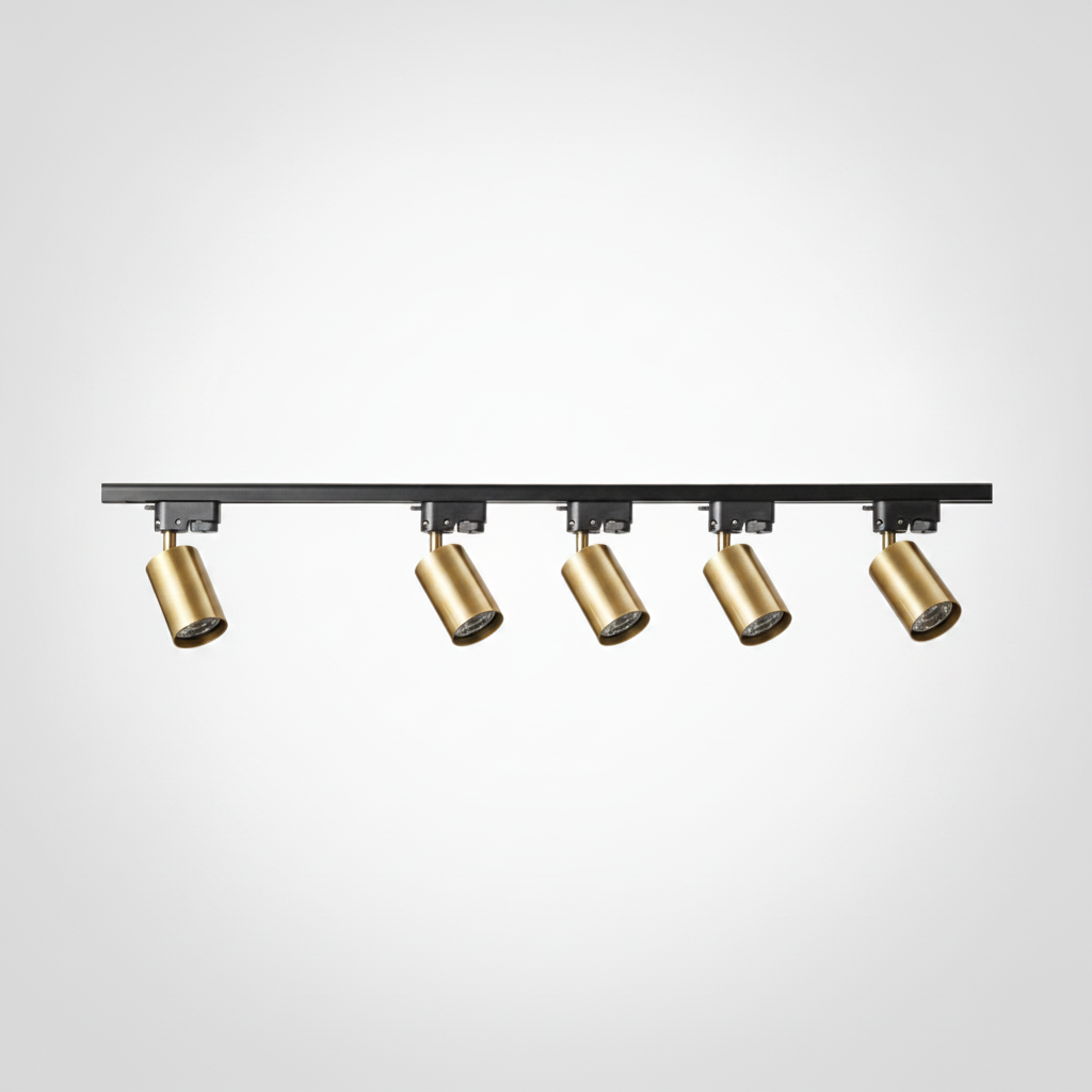 Adjustable Metal Track Ceiling Spotlight, Integrated LED