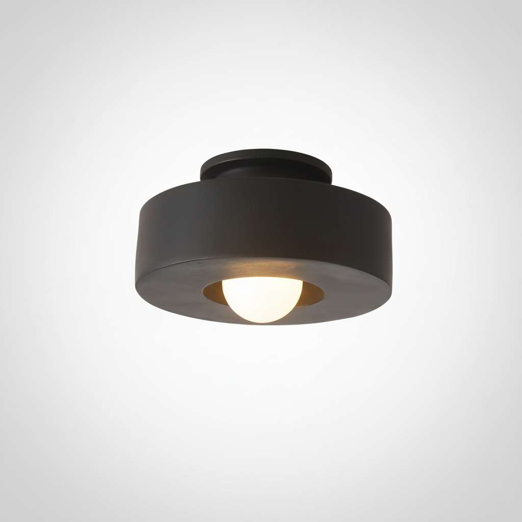 Ceiling Light Geometric Resin, E26 Base