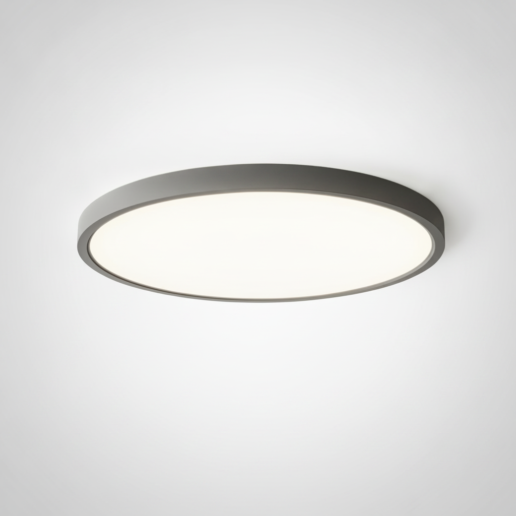 Flush Mount Ceiling Light Round Thin Acrylic