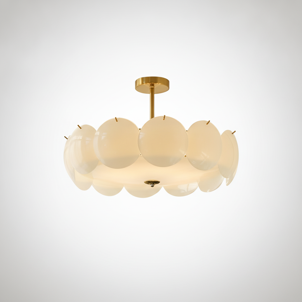 Pembridge Ceiling Light, Copper, Glass, E14 Base