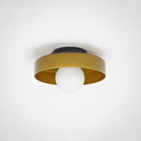Gino Ceiling Lamp, Metal, Glass, G9 Base