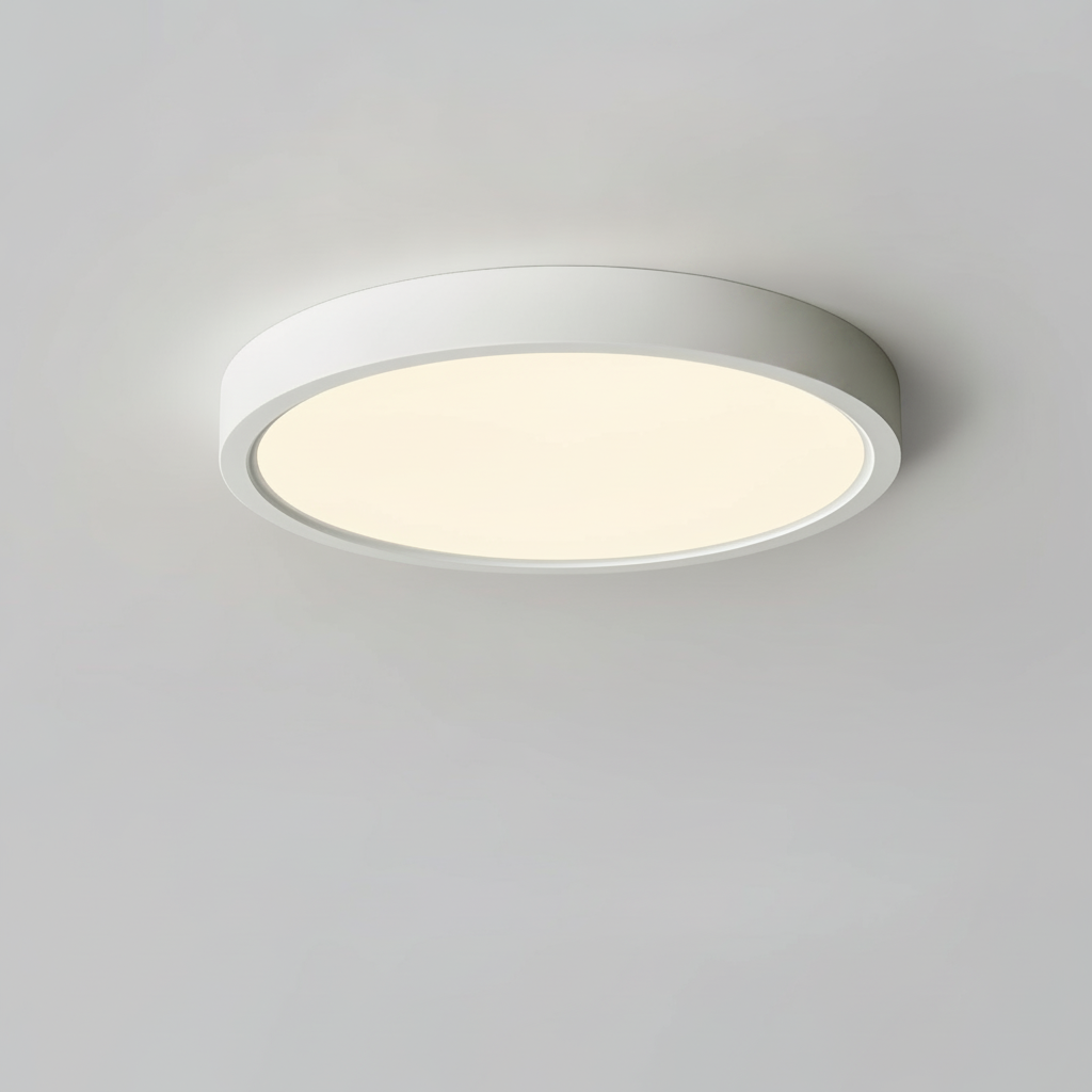 Flush Mount Ceiling Light Round Thin Acrylic