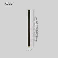 Applique Murale LED Extérieure Fine