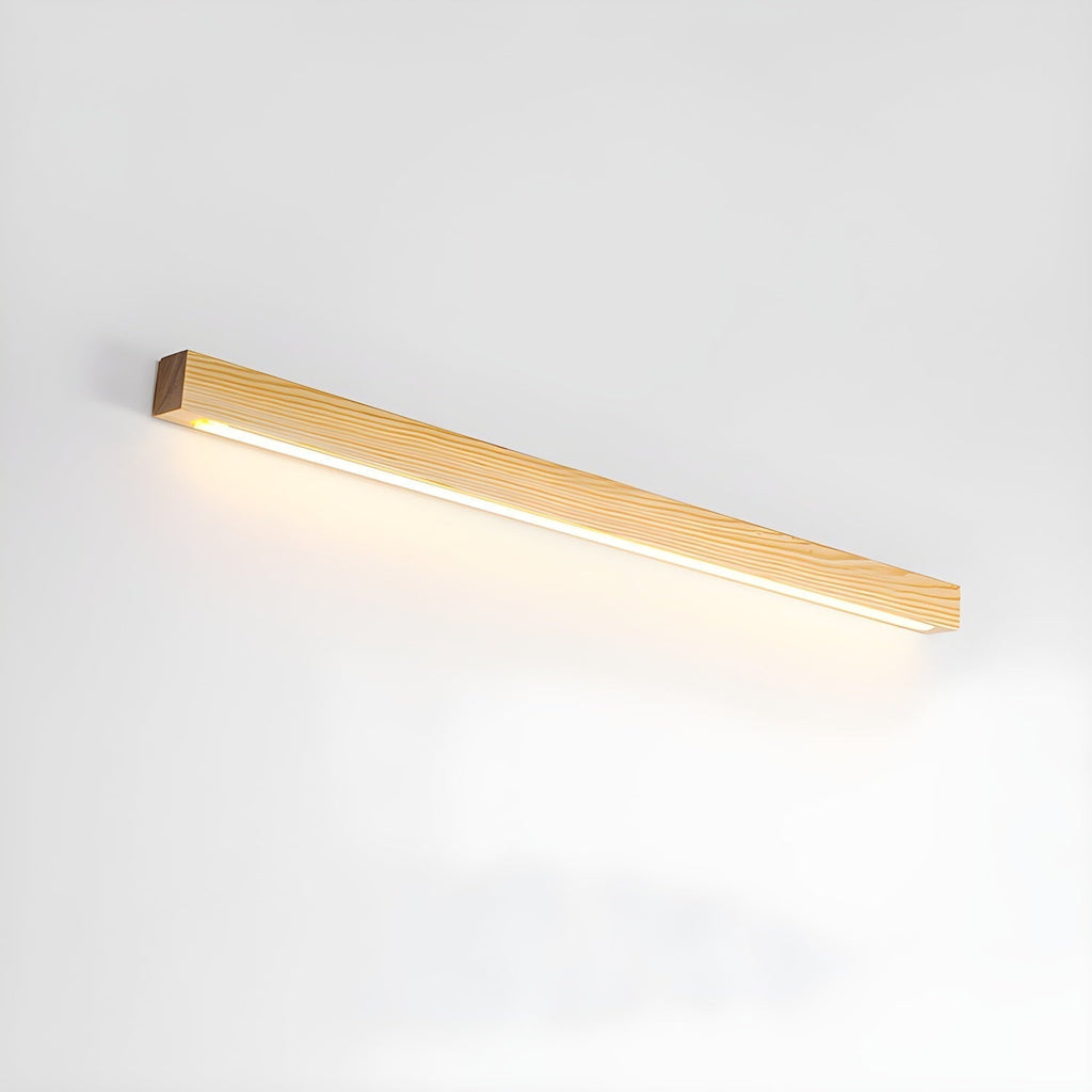 Applique Murale Linéaire en Bois
