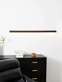 Applique Murale Linéaire en Bois
