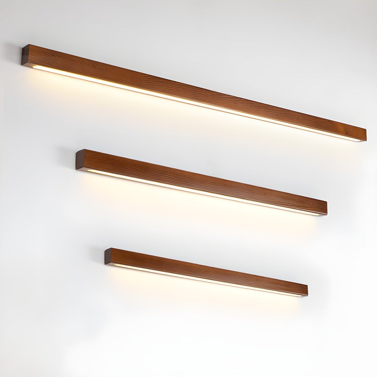 Applique Murale Linéaire en Bois