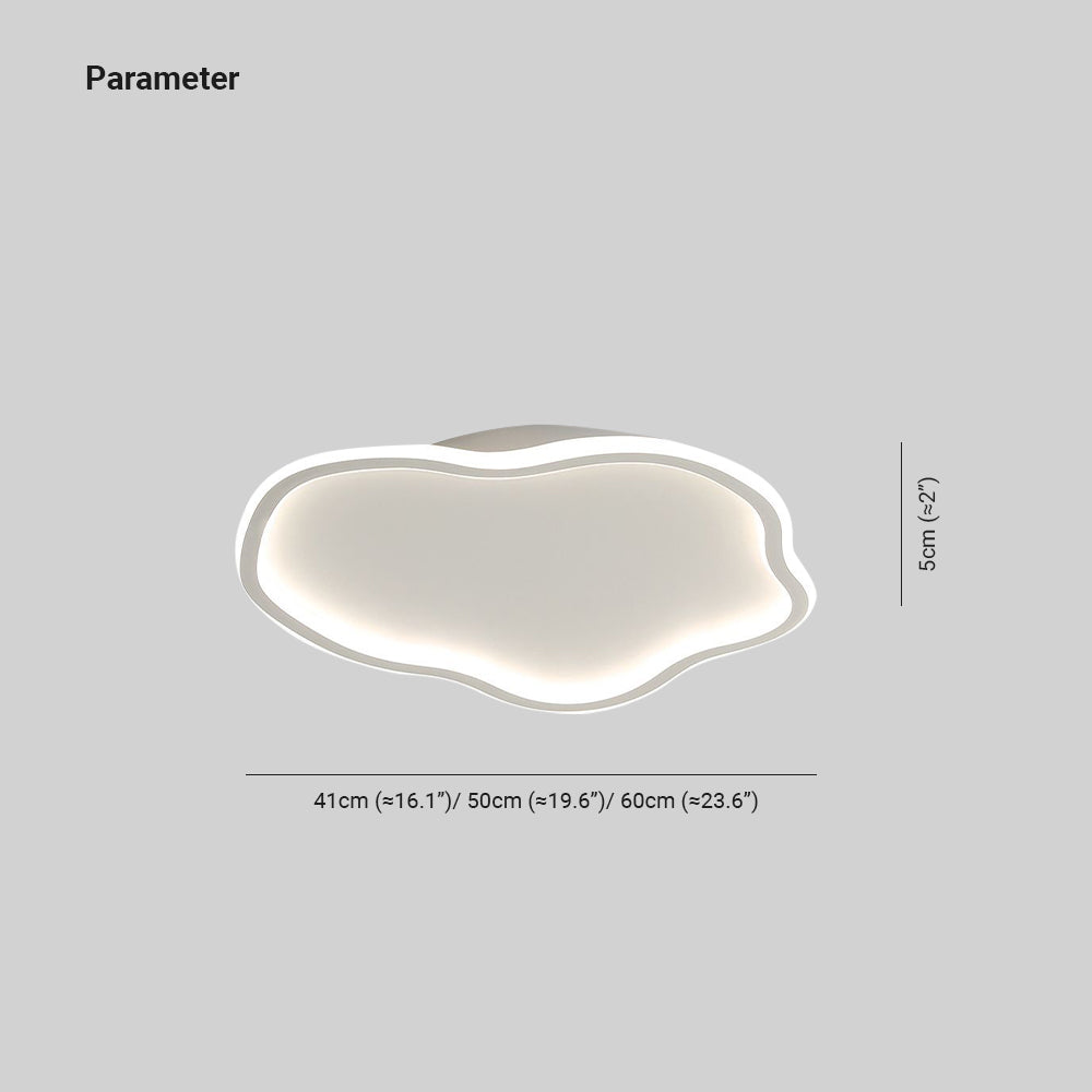 Plafonnier Nuage Moderne en Métal