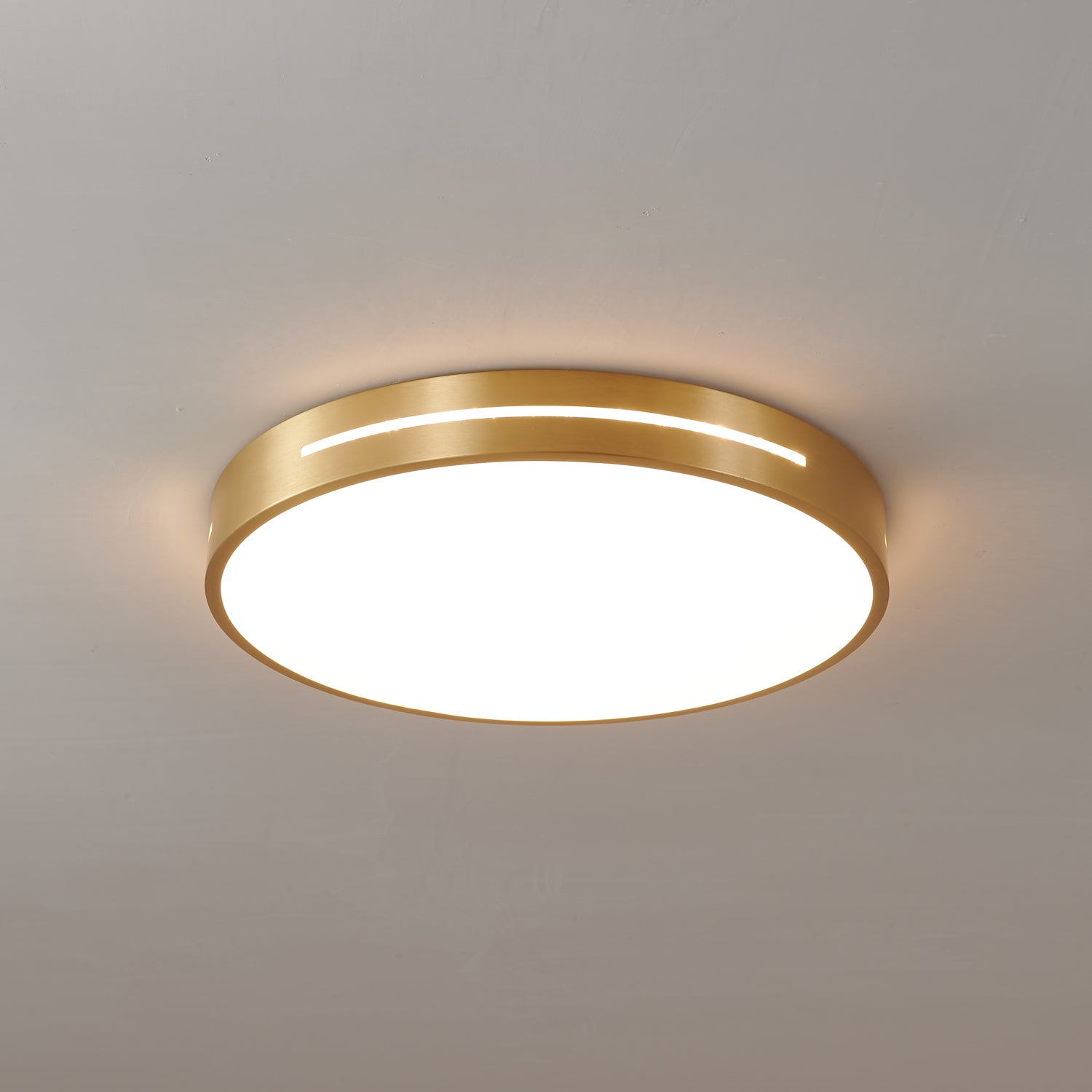 Plafonnier en Laiton Moderne Minimaliste