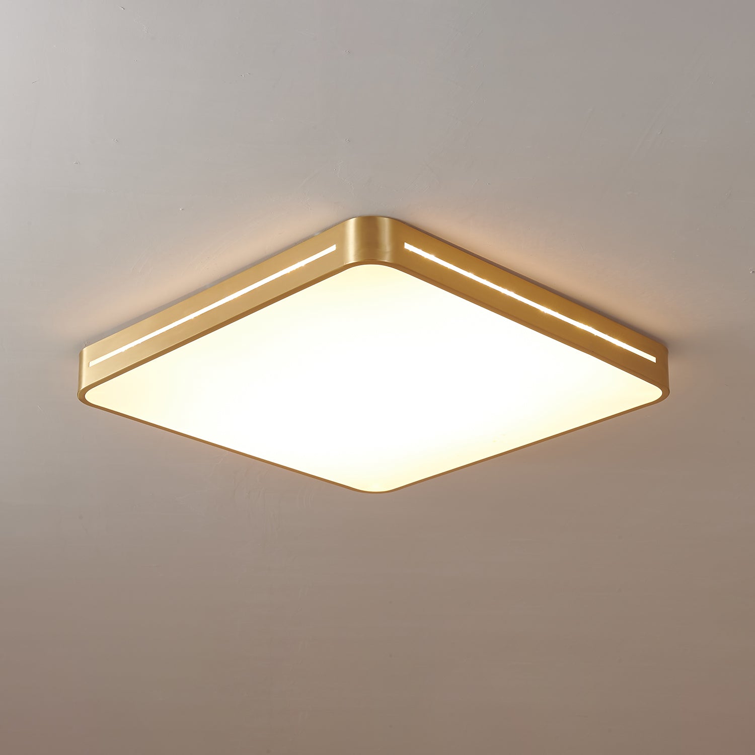 Plafonnier en Laiton Moderne Minimaliste