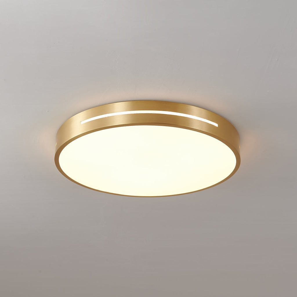 Plafonnier en Laiton Moderne Minimaliste
